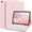 Pink, variant on Keyboard Case for iPad (A16) 11th 10th Generation 2025 2022 Leather Shockproof Smart Cover with Pencil Holder, Detachable Wireless Bluetooth Rechargeable Keyboard Cover, Pink