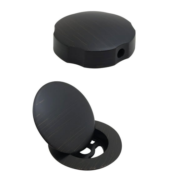 Westbrass 1-1/2" Replacement Trim for Cable Drive Bathtub Drain Assemblies, Antique Bronze