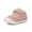 Pink9, variant on Apakowa Toddler First Walker Baby Boots for Boys and Girls – Baby Sneakers Style with Wide Toe Box, Easy Strap & Non-Slip Sole (Size 4-9 Toddler)