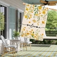 thumbnail image 5 of Summer Welcome House Flag 28 x 40 Inch Double Sided Funny Yellow Sunflower Yard House Flag Seasonal Burlap Cute Floral Farmhouse Yard Outdoor Decoration, 5 of 6