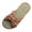 A-Brown16, variant on Women's Slides Sandals Straw Mat Flat Bow Rattan Grass Slippers Stylish Holiday Casual Footwear