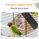 thumbnail image 3 of Indoor Breeding Cage Clear Bird Shelter Wooden Bird Nest+Perch Easy Installation Hanging Bird Nesting Box for Cage A, 3 of 5