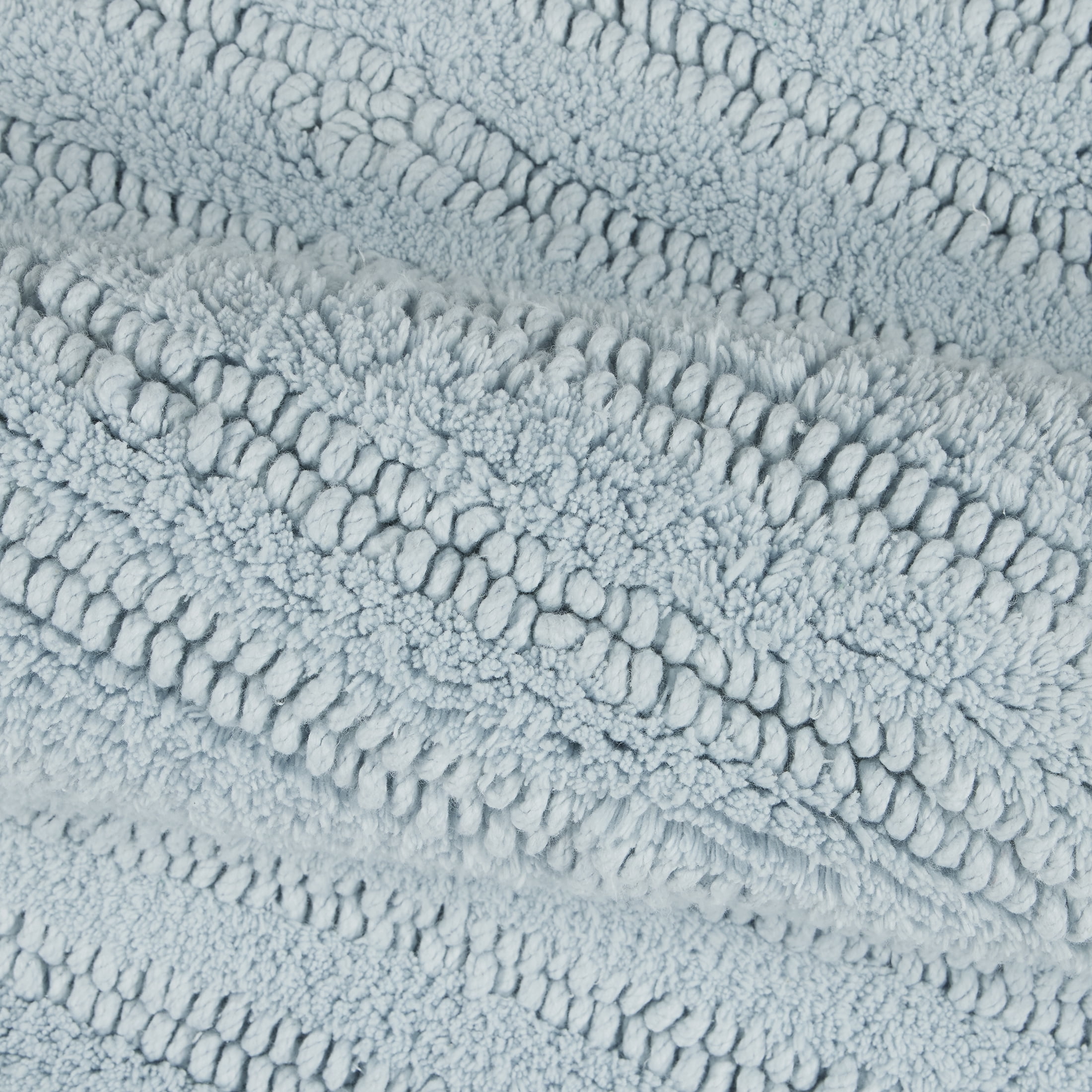 Beautiful Oval Cotton Bath Rug by Drew Barrymore, Winter Sky, 20" x 34"