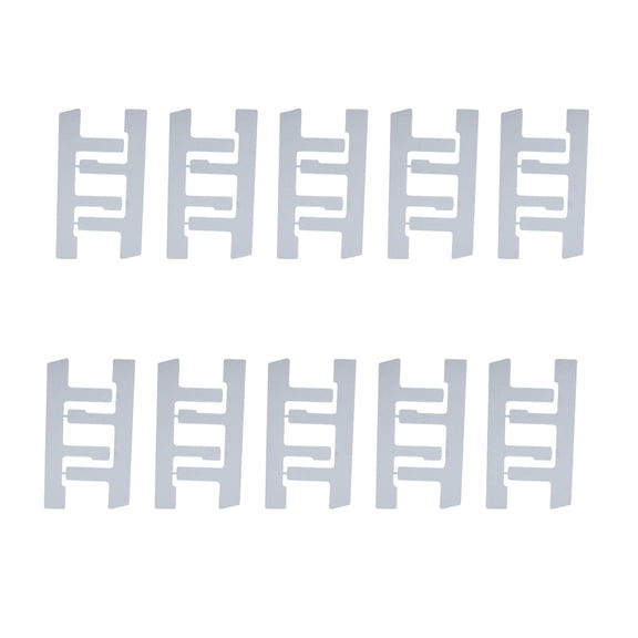 Yajisi 10pcs Electrical Box F Clips, Switch Box Support Mounting Straps for Loose Outlet Repair, 7.87 x 3.54 x 0.79 in