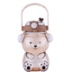 thumbnail image 1 of Botella de paja de oso Kawaii, lindas botellas de agua, 1 of 6
