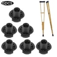 thumbnail image 1 of Puntas Para Bastones Para Caminar, Cubiertas Para Pies De Muleta, Juntas De Aluminio, 6 Piezas De 16 Mm/0,63 Pulgadas De Diámetro Interior Para Bastón De Trekking, 1 of 7