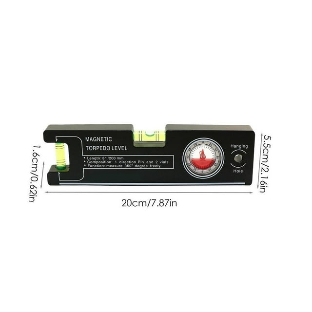 Level Tool Fast and Accurate Small Level Tool Multipurpose Leveling Instrument ,Water-Proof & Dust Resistant