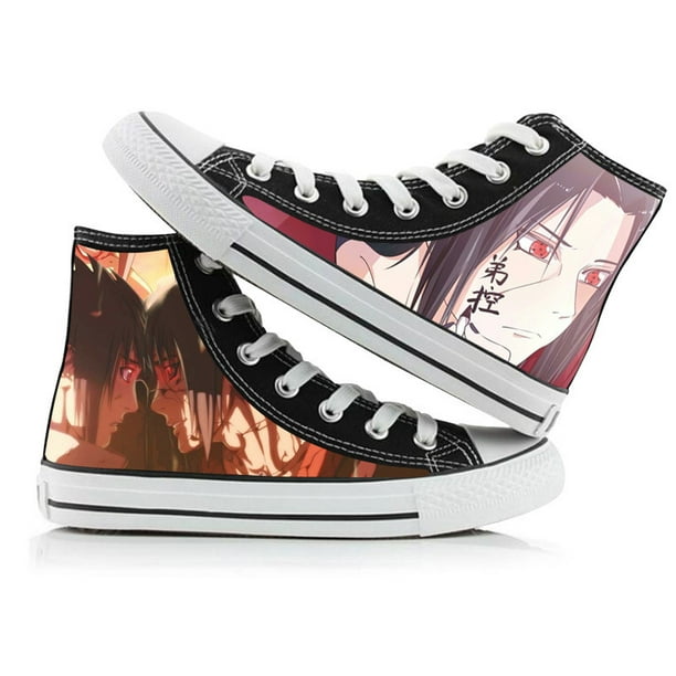 Anime Naruto Hand Painted Shoes Anime High Top Canvas Shoes Men Women  Unisex Anime Fashion Sneakers 