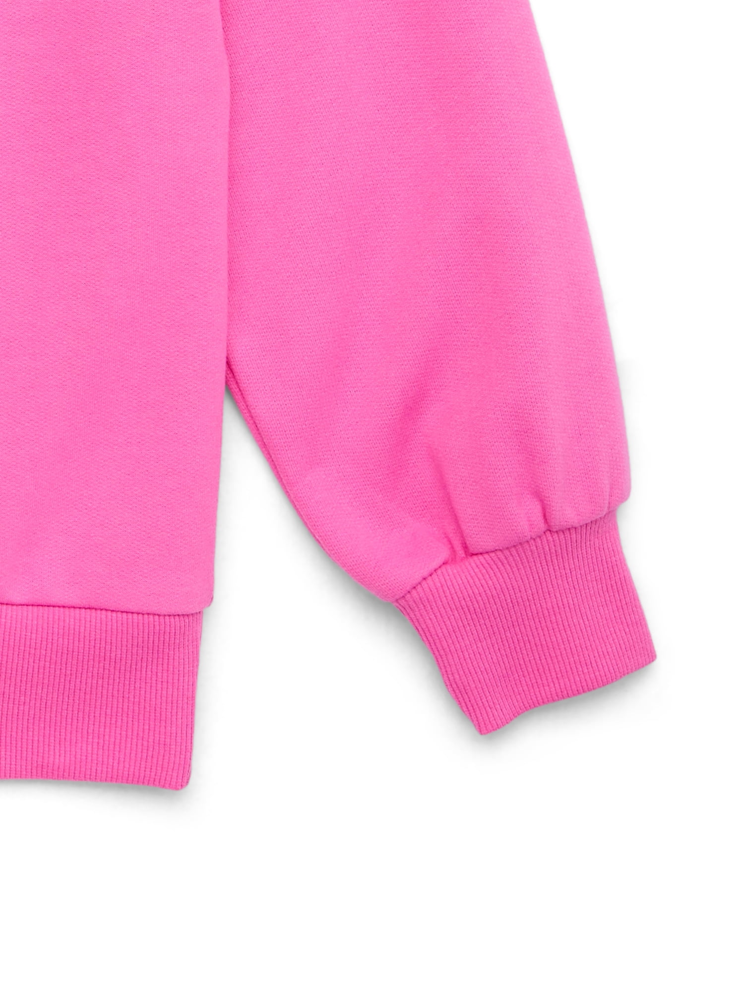 Barbie Hearts Girls Valentine's Day Fleece Sweatshirt, Sizes 4-16