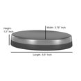 thumbnail image 4 of nu steel Triune 3-Tone Stainless Steel Bar Soap Dish Tray for Bathroom Vanities Countertops, 4 of 4