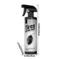 thumbnail image 3 of Tire Shine Spray 500ml Matte Finish No Sling Formula – Long Lasting Tire Dressing that Restores Black, Prevents Cracking and Repels Dirt for Cars, RVs and Trucks, 3 of 9