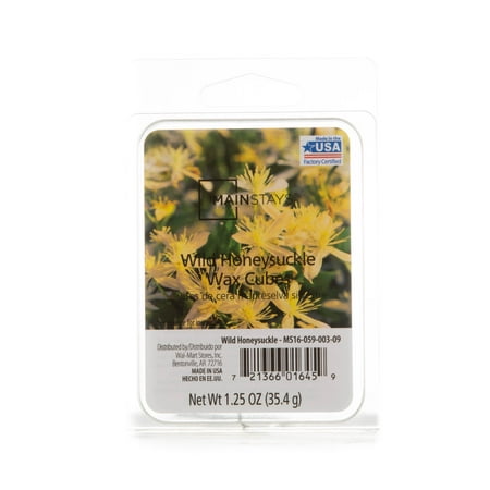 Wild Honeysuckle Scented Wax Melts, Mainstays, 1.25 oz