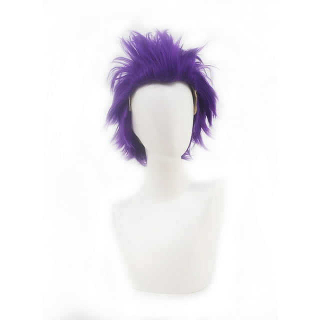 Peluca para cosplay My Hero Academia Shinsos Hitoshis Anime, 28 cm