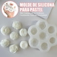 thumbnail image 3 of Moldes para Velas de Flores Peonia y Rosa, Moldes de Silicona para Jabones Artesanales con Forma de Planta 3D, Fácil de Desmoldar, para Bricolaje, Fiestas, Decoración de Pasteles, Chocolate, 3 of 4