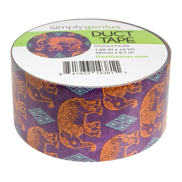 Simply Genius (12 Pack) Patterned Colored Duct Tape Variety Pack