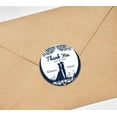 thumbnail image 3 of Darling Souvenir Round 45 Pcs Wedding Couple Thank You Stickers Personalized Bride Groom Names And Date Envelope Seals-Navy Blue, 3 of 4