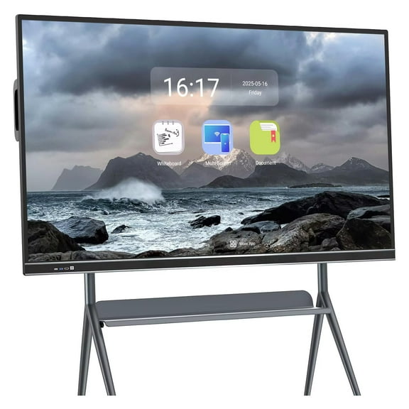 JYXOIHUB Smart TVs, 86 Inch Touch Screen All-In-One Computer 2160P Monitor Electronic Calendar Player for Advertisin and Digital Signage Displays