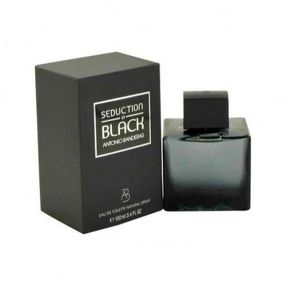 Antonio Banderas  3.4 oz Mens Black Seduction Eau De Toilette Spray
