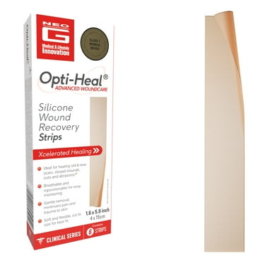 Neo G Opti-Heal Silicone Wound Recovery Strips, 6CT