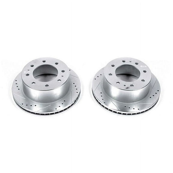 Power Stop AR82155XPR Evolution Drilled & Slotted Rotors -Rear