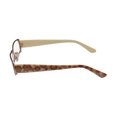 thumbnail image 4 of NEW GHOST DAISY WOMENS/LADIES DESIGNER FULL-RIM BROWN / MULTICOLOR FLORAL PATTERN FLOWER PATTERN SIMPLE & ELEGANT FRAME DEMO LENSES 52-16-0 EYEGLASSES/SPECTACLES, 4 of 9