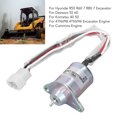 thumbnail image 3 of Électrovanne d'Arrêt de Carburant de Moteur, Électrovanne d'Extinction de Pelle en Acier Inoxydable Haute Précision de Capteur Fiable pour R60 7, 3 of 8