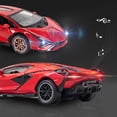 thumbnail image 2 of Coche de juguete Iyeam Lambo Sian Fkp3, modelo de coche fundido a presión con luces y sonido, coche de juguete extraíble para niños de 3, 4, 5, 6 años o más (rojo), 2 of 5