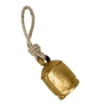 thumbnail image 4 of 3 Pcs Brass Cow Bells Shabby Chic Country Style Rustic Metal Hanging Handicrafts Vintage Giant Gold Cow Bells for Holiday Christmas Lucky Wind Bells Decor, 4 of 8