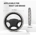 thumbnail image 5 of Elastic Steering Wheel Cover, cool camera Stretch Thickening Car Steering Wheel Cover Women Men, Steering Wheel Protector Universal 15 in, 5 of 7