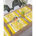 thumbnail image 3 of Easter Placemats Set of 6, Daisy Flower Placemat for Dining Table Decorations, Spring Summer Yellow Place Mats, Spring Table Mats for Kitchen Dinner Seasonal Holiday Party Decor, 3 of 6
