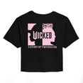 thumbnail image 2 of Wicked - A Story Of Two Halves - Juniors Cropped Graphic T-Shirt, 2 of 5