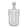 thumbnail image 1 of Solid 14k White Gold Official The University of Tulsa Large Pendant Charm - 25mm x 12mm, 1 of 3