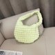 thumbnail image 2 of Bolso de axila de nube doblada 2022 nuevo bolso de hombro de un solo color sólido bolso de viaje doblado bolso de compras Hanyan hierba verde uno, 2 of 2