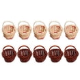 thumbnail image 1 of 10 Piezas Cestas Mini Cestas Tejidas con Asas Macetas Contenedores de ArtíCulos Organizador de Maquillaje para Accesorio de Foto Cestas PequeñAs, 1 of 8