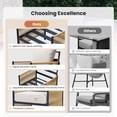 thumbnail image 4 of Jableast Outdoor Patio Furniture Set, 4 Piece Patio Conversation Sets with Coffee Table, HDPE Rope & Aluminum Armrests, All Weather Patio Set with Thick Cushions for Deck, Backyard, Indigo Ink, 4 of 9