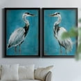 thumbnail image 4 of 2 Piece Set Great Blue Heron I Premium Framed Canvas - Ready to Hang - 26.5 x 36.5 Each - Silver Frame, 4 of 8