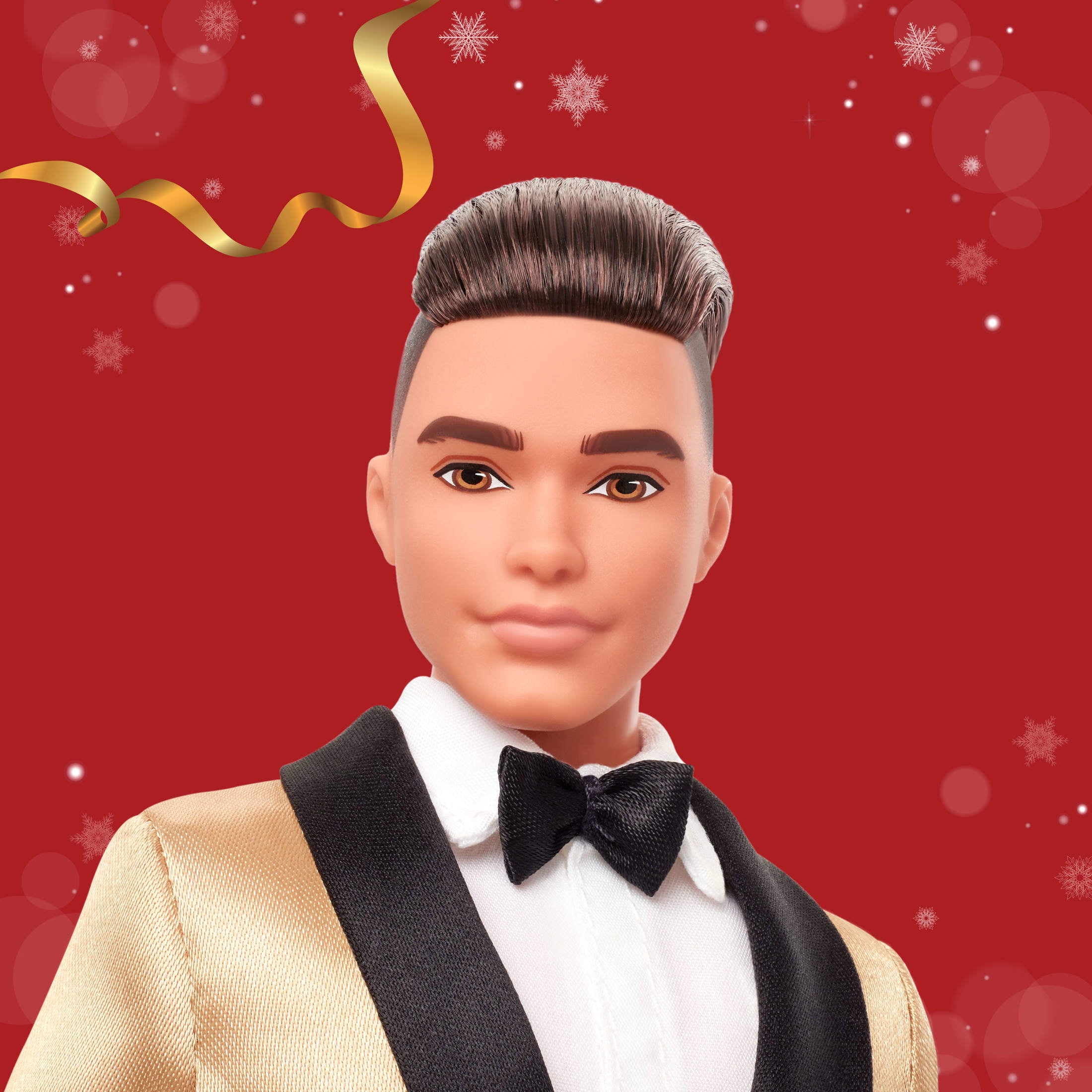 【ken】 Barbie Signature 2025 Holiday Light Brown Hair Ken Collectible