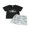 Black, variant on BemeyourBBs Toddler Boy Shorts Set Airplane Embroidered Short Sleeve Tops Shorts