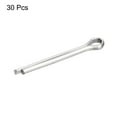 thumbnail image 3 of Unique Bargains Split Cotter Pin, Fixation à Clip en Acier Inoxydable 4x35mm Raccord Argent 30Pack, 3 of 5