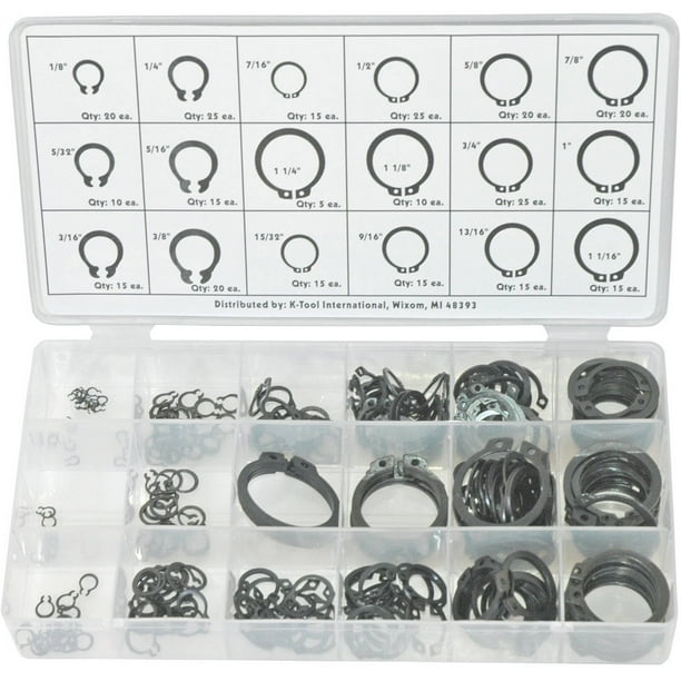 Snap Ring Assortment, 300Piece