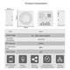 thumbnail image 4 of Interruptor Inteligente Mattre WiFi de 16 a con MedicióN de EnergíA Mini Interruptor Inteligente Control de Vida Inteligente Compatible con Home, 4 of 5