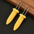 thumbnail image 3 of Barbecue Forks Set For Corn Holders Kitchen Tool Stainless Steel Twin Prong Skewers Include 10 12 20 24 Pcs Practical Barbecue Accessory For Outdoor Grilling, 3 of 3