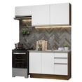 thumbnail image 1 of Cocina Integral 180cm Marrón/Blanco Glamy Madesa 09, 1 of 5