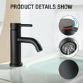 thumbnail image 4 of PROOX Single Hole Faucet Single-handle Bathroom Faucet, 4 of 6