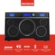 thumbnail image 2 of Aiwa Exos-10 Portable Bluetooth Speaker, 200W RMS Power, 6.5” Subwoofer, Deep Bass, Party Sync, Backlit Display, FM/BT/USB/AUX, Remote Control, Carry Strap, Bluetooth V5.0, 2 of 5