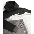 thumbnail image 3 of RBX Boys Pants Set - 3 Piece Athletic Outfit Set with Short Sleeve T-Shirt, Fleece Sweatshirt and Joggers, 3 of 7