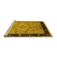thumbnail image 2 of Ahgly Company Machine Washable Indoor Rectangle Oriental Yellow Traditional Area Rugs, 8' x 10', 2 of 4