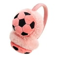 thumbnail image 3 of De Invierno Para Niños, Orejeras Gruesas De Felpa Con Dibujos Animados De Fútbol, ​​Regalos De Navidad Y Halloween Para Niños Y Niñas Inevent HA046550-02, 3 of 6