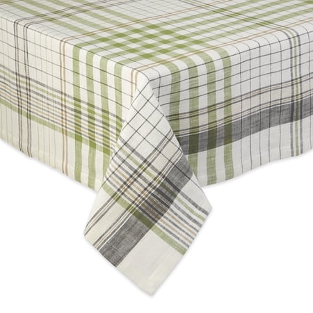 DII Herb Garden Plaid Tablecloth - 60  x 84