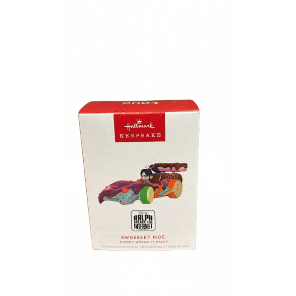 Hallmark 2024 Keepsake Disney Wreck-It Ralph Sweeeeet Ride Christmas Ornament N